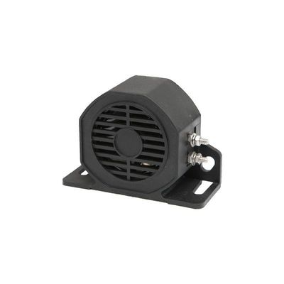IP67フォークリフトバックアップアラーム 耐久性ナイロン材料のブラックフォークリフトリバースビーパー 15W