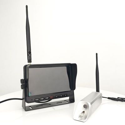 2412MHz - 2484MHz フォークリフト ワイヤレス カメラ システム 7 インチ ワイヤレス 後ろのカメラ