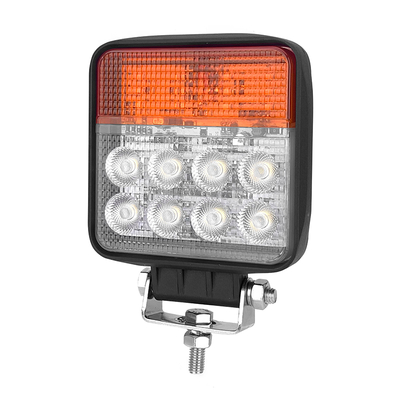 LED作業灯 防水 12V 24V DC 24W イルドビーム ターン信号と耐久設計