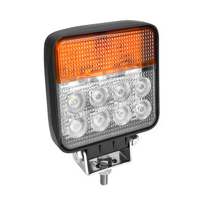 防水 24W LED ワークライト ターンシグナル付き 洪水照明 12V/24V DC互換性