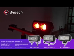 WT-102030 フォークリフト 作業灯 12V 24V フォークリフト 歩行者安全灯 30W